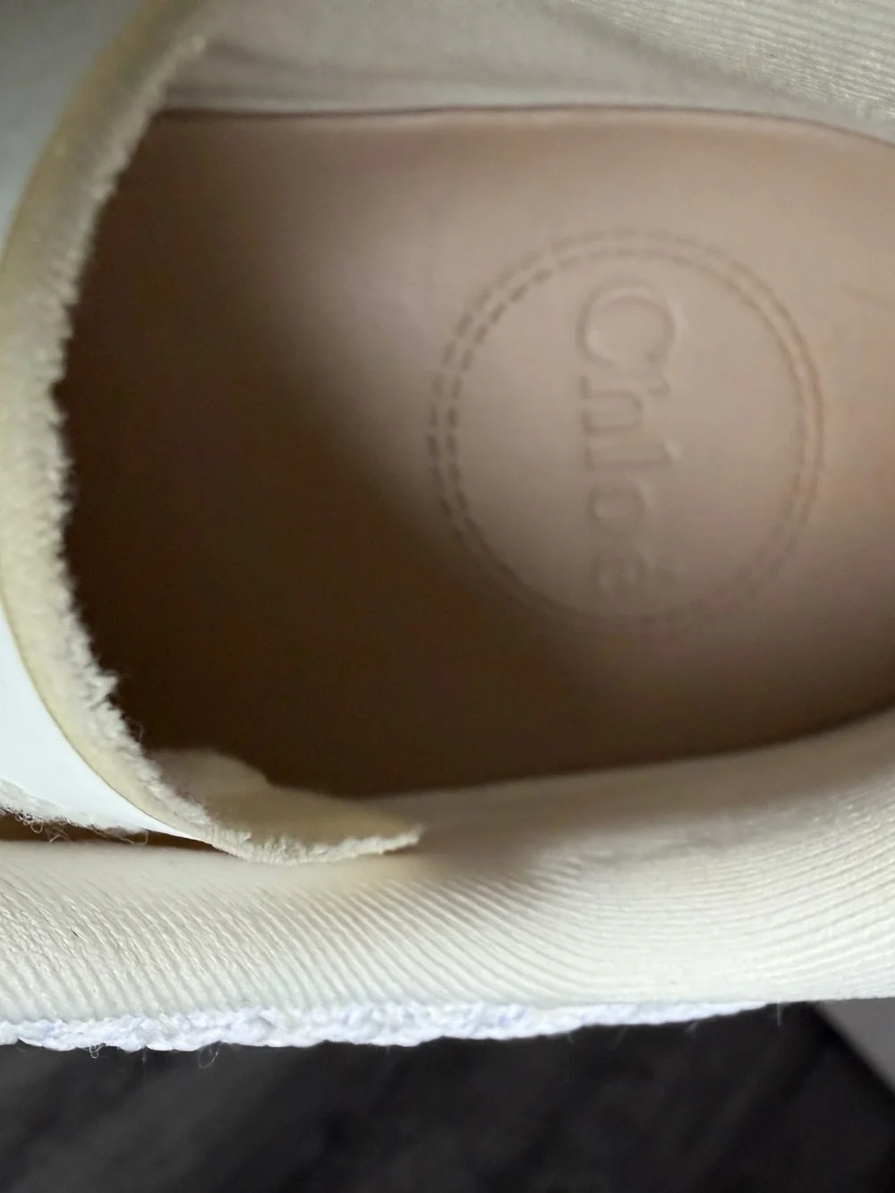 Chloé Nama Platform Sneakers White Cream Size 40 US 10
